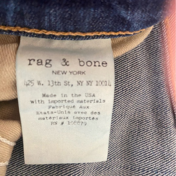 Rag & Bone Distressed Boyfriend Jeans size 25 - Picture 5 of 6